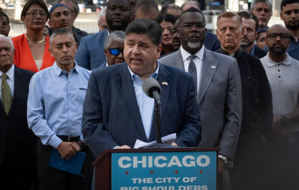 Illinois Gov. discusses President Trump's plans to deploy National Guard troops in Chicago