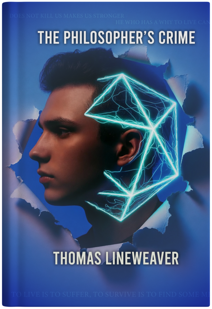 Cover of book "The Philosopher's Crime" by author Thomas Lineweaver
